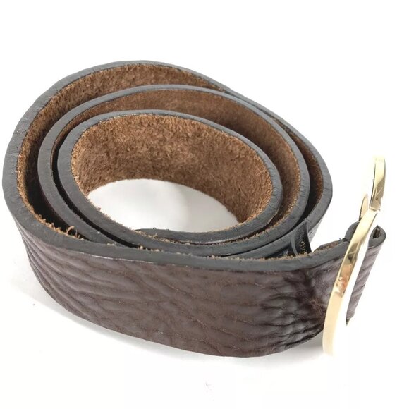 GUCCI heart buckle belt Leather Brown/Gold main image 6